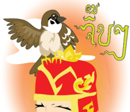 Lai Kanok Cartoon thai V.2 sticker #7333502