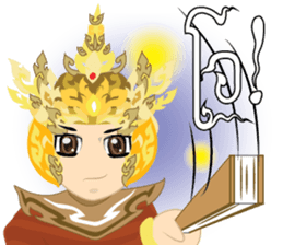 Lai Kanok Cartoon thai V.2 sticker #7333503