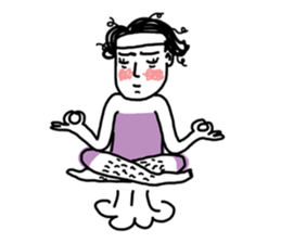 The private life of Miss Hairy sticker #7334232