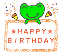 a cute frog speaks in NAGASAKI dialect sticker #7334809