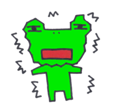 a cute frog speaks in NAGASAKI dialect sticker #7334826