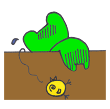 a cute frog speaks in NAGASAKI dialect sticker #7334827