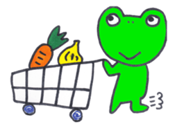 a cute frog speaks in NAGASAKI dialect sticker #7334832