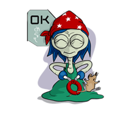 Yeaaah Alien sticker #7335004