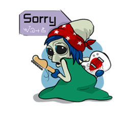 Yeaaah Alien sticker #7335005