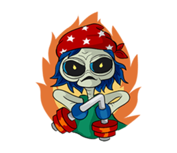 Yeaaah Alien sticker #7335006