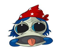 Yeaaah Alien sticker #7335007