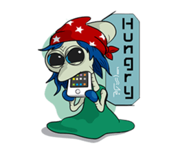 Yeaaah Alien sticker #7335011