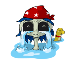 Yeaaah Alien sticker #7335029