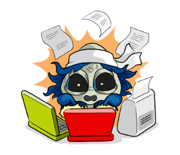 Yeaaah Alien sticker #7335036