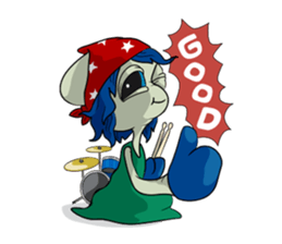 Yeaaah Alien sticker #7335040