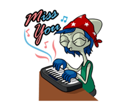 Yeaaah Alien sticker #7335041