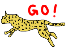 Hello from peacock feathers. English ver sticker #7335105