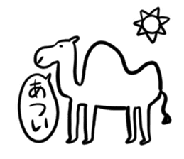 Simple mascot animals sticker #7335708