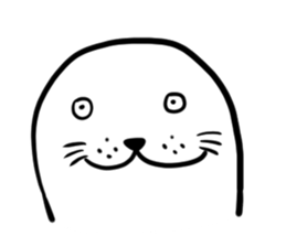 Simple mascot animals sticker #7335710