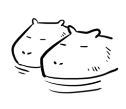 Simple mascot animals sticker #7335711