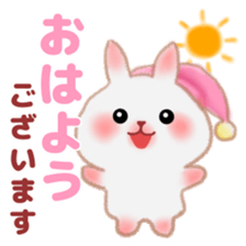Usable pretty rabbit 1 sticker #7336004