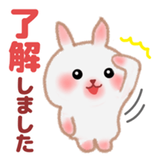 Usable pretty rabbit 1 sticker #7336008