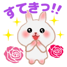 Usable pretty rabbit 1 sticker #7336025
