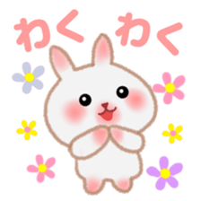 Usable pretty rabbit 1 sticker #7336027