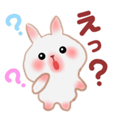 Usable pretty rabbit 1 sticker #7336028