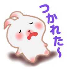 Usable pretty rabbit 1 sticker #7336037