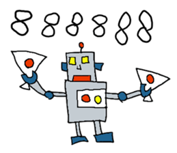 ROBONIKUN and STEVE sticker #7336045