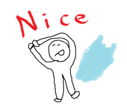 Speak in the air Sticker sticker #7336206