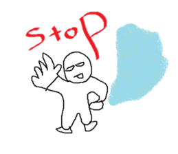 Speak in the air Sticker sticker #7336217