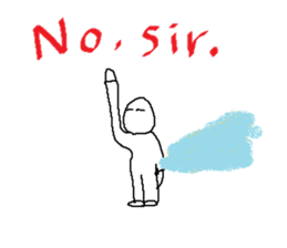 Speak in the air Sticker sticker #7336221