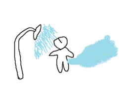 Speak in the air Sticker sticker #7336225