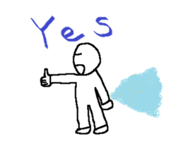 Speak in the air Sticker sticker #7336228