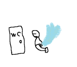 Speak in the air Sticker sticker #7336234