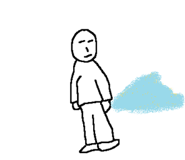 Speak in the air Sticker sticker #7336242