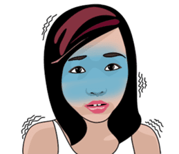 LauraChy and Happi sticker #7336609