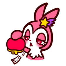 Pink rabbit! Mis.LaPla sticker #7336686