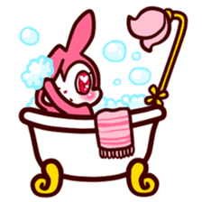 Pink rabbit! Mis.LaPla sticker #7336709