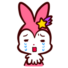 Pink rabbit! Mis.LaPla sticker #7336718