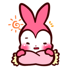 Pink rabbit! Mis.LaPla sticker #7336722