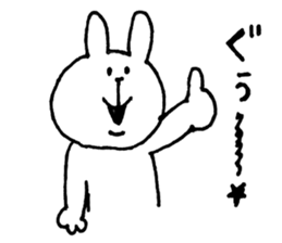 Sticker of a cute rabbit. sticker #7337367