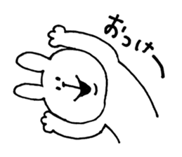 Sticker of a cute rabbit. sticker #7337373