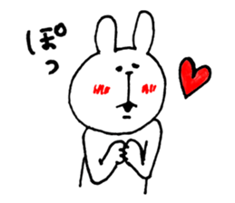 Sticker of a cute rabbit. sticker #7337378