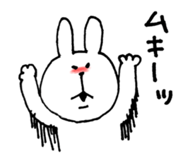 Sticker of a cute rabbit. sticker #7337383