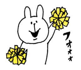 Sticker of a cute rabbit. sticker #7337386