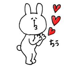 Sticker of a cute rabbit. sticker #7337389