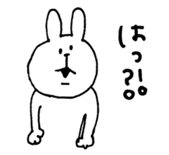 Sticker of a cute rabbit. sticker #7337391