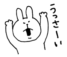 Sticker of a cute rabbit. sticker #7337393