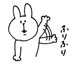 Sticker of a cute rabbit. sticker #7337396
