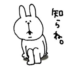Sticker of a cute rabbit. sticker #7337398
