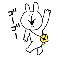 Sticker of a cute rabbit. sticker #7337400